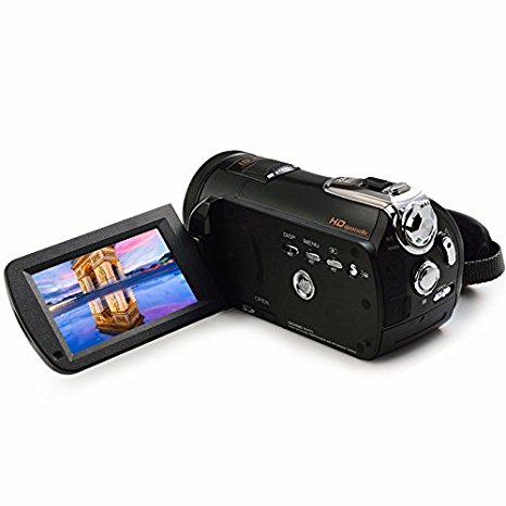 GordVE KG170901 Portable Digital Video Camera 24MP HD Camcorder with 3-inch LCD & 18x Digital Zoom