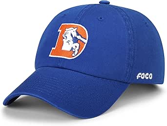 FOCO Men's NFL Team Retro Logo Casual Hat Caps