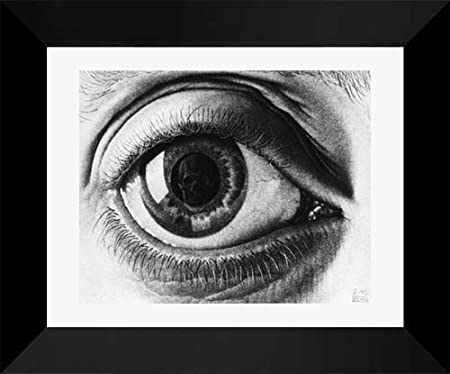 The Eye 15x18 Framed Art Print by M.C. Escher