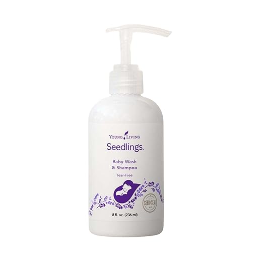 Young Living - Seedlings Baby Wash & Shampoo 8 fl oz | Gentle Baby Bath Products | Sweet & Calming Aroma for Babies | Infant Skincare for Nighttime Routine
