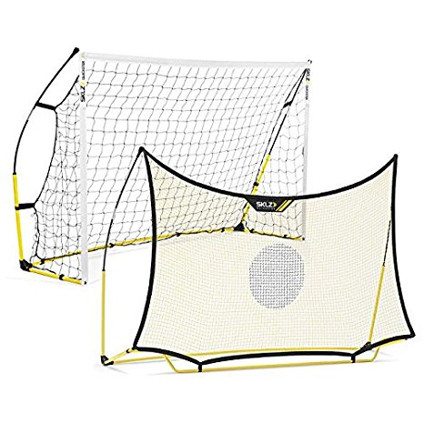 SKLZ Quickster 8x5 foot Soccer Combo System (One Goal and One Rebounder)