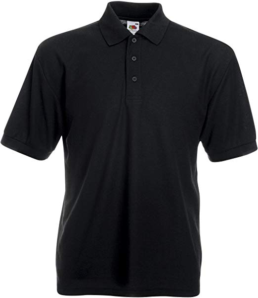 Fruit of the Loom Men's 65/35 Pique Polo Regular Fit Short Sleeve Polo Shirt