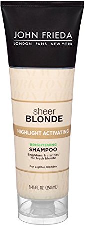 John Frieda Sheer Blonde Highlight Activating Enhancing Shampoo (for Lighter Blondes), 8.45 Ounces (Pack of 2)