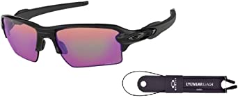 Oakley Flak 2.0 XL OO9188 Sunglasses For Men BUNDLE with Oakley Accessory Leash Kit