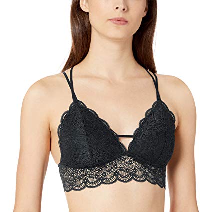 Amazon Brand - Mae Women's Multi Strappy Back Lace Bralette (for A-C cups)