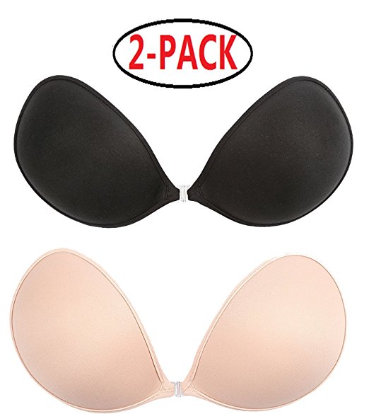 Self Adhesive Bra,Sticky Lite Silicone Invisible Push Up Bra Push Up with buckle