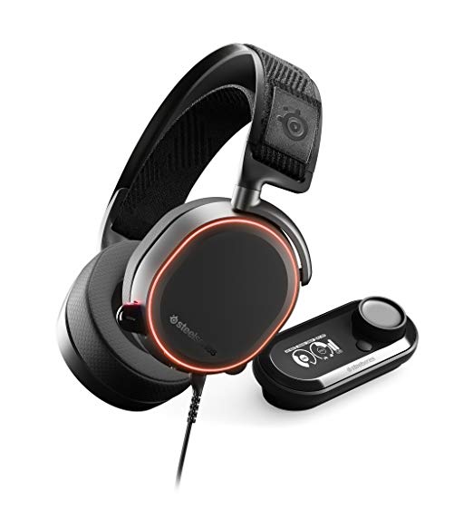 SteelSeries Arctis Pro   GameDAC Wired Gaming Headset - Certified Hi-Res Audio - Dedicated DAC and Amp - for PS4 and PC