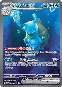 Pokemon - Blastoise ex 200/165 - Pokemon 151 - Special Illustration Rare - Single Card