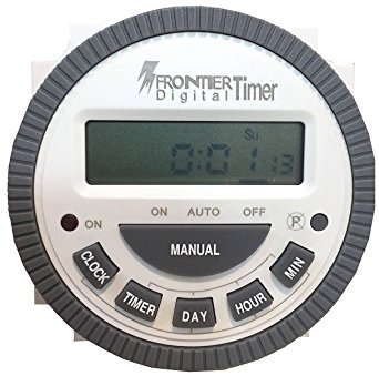 Frontier TM619H2 Digital Timer Programmable Time Switch with LCD 4 Pin (Pack of 1)