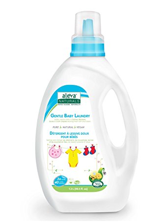 Aleva Naturals Gentle Baby Laundry Detergent, 40 Fluid Ounce
