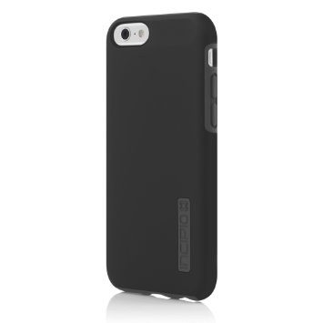 Incipio DualPro Case for Apple iPhone 6 / 6S in black/grey [Military Drop Tested | Extrem rugged | Soft-Touch finish | Hybrid] - IPH-1179-BLKGRY-INTL