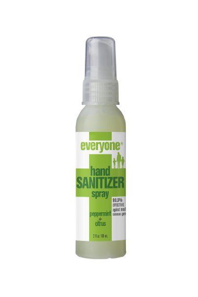 Everyone Hand Sanitizer Spray, Peppermint and Citrus, 6 Count