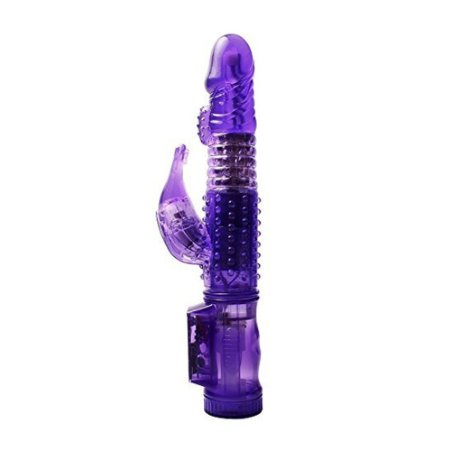 Aphrodite's G-spot stimulation Masturbate Thrusting Dildo Massager vibrator Sex Toy(1001-Purple)