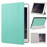Inateck iPad Air 2 Case - Ultra Slim Leather Case Smart Cover with Magnetic Auto Sleep Wake-up Function for iPad Air 2 iPad 6th Generation Green