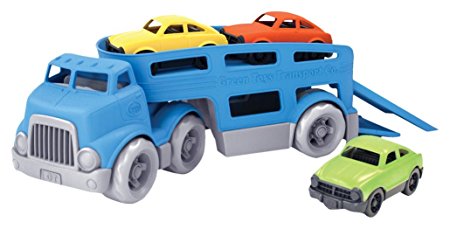 Green Toys Car Carrier Vehicle Set Toy, Blue