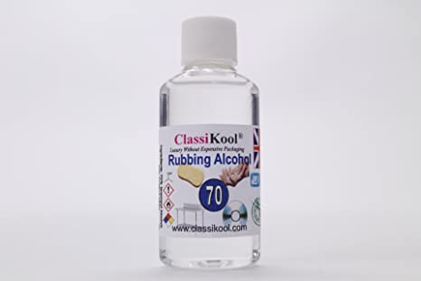 Classikool 25ml 70% Pure Isopropyl Rubbing Alcohol, 30% Distilled Water