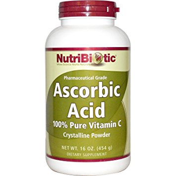 NutriBiotic, Ascorbic Acid, Crystalline Powder, 16 oz (454 g) - 3PC