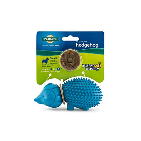 PetSafe Busy Buddy Animal Treat Ring Dog Toy – Chew Toy for Dogs – Different Animal Options - Small and Medium Sizes