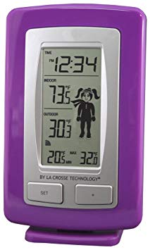 La Crosse Technology WS-9782U-IT Wireless Temperature Station with Advanced Weather Girl Icon