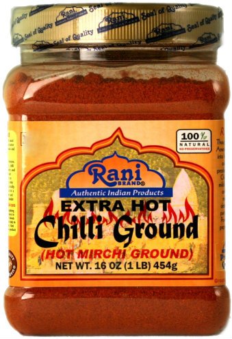 Rani Extra Hot Chilli Powder Indian Spice, Gluten-Free 16oz (454g)