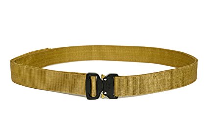 WOLF TACTICAL Heavy Duty Cobra EDC Belt - Stiffened 2-Ply Nylon Gun Belt for Concealed Carry CCW Holsters Pouches Military Combat Duty Wilderness Hunting Survival