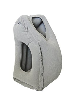 Cloud Crafter - Inflatable Travel Pillow, Neck Pillow, Ergonomic Travel Pillow Adjustable for comfort airplane use, cars, buses, trains, massage pillow