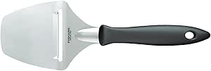 Fiskars Coupe-fromage avec Lame en Inox, plastique/inox, longueur : 21,5 cm, Essential, noir/argenté, 1065587