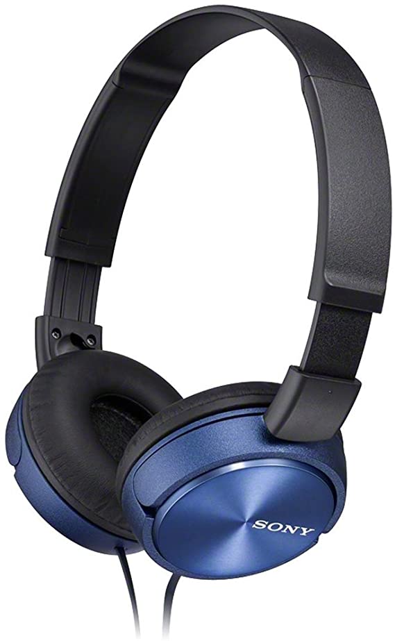 Sony Foldable Headphones - Metallic Blue