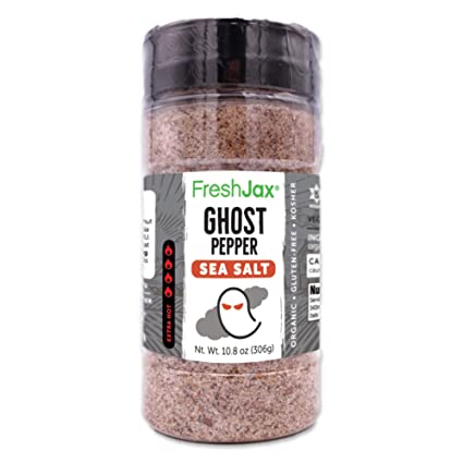 FreshJax Premium Gourmet Ghost Pepper Hot Sea Salt Spice Blend