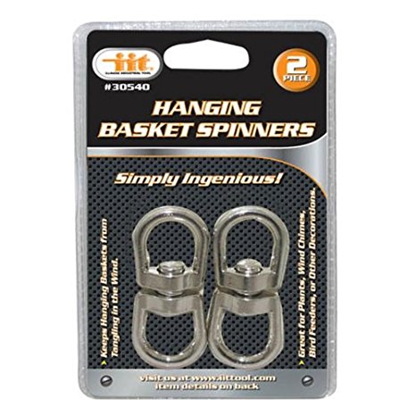IIT 30540 Hanging Basket Spinners, 2-Piece