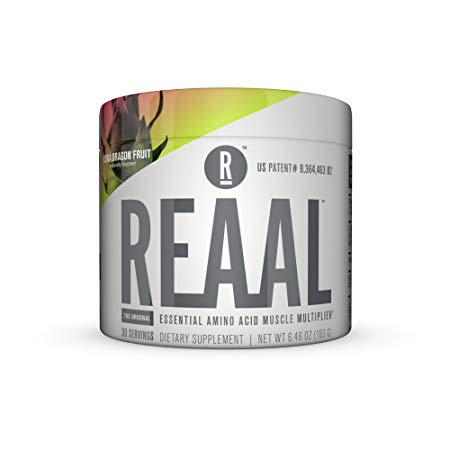 REAAL - REAAL Kona Dragon Fruit Powder, Helps Build, Restore, and Maintain Lean Muscle with Essential Amino Acids, Gluten Free, Bloat Free, Lactose Free, Caffeine Free, Vegan, 30 Servings (6.77 Oz)
