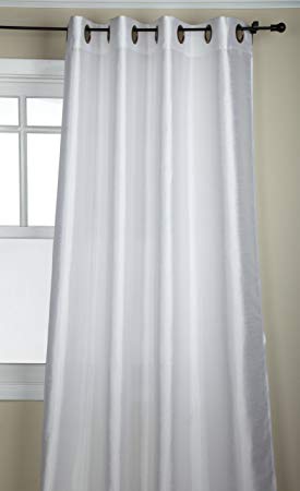 Stylemaster Tribeca Curtain Panel, 56" X 120", White