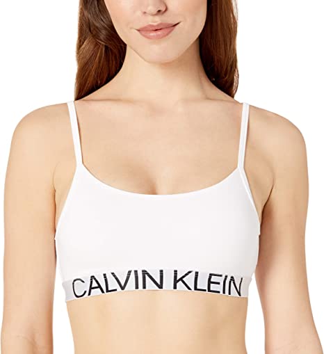 Calvin Klein Womens Statement 1981 Reversible Unlined Bralette Bra