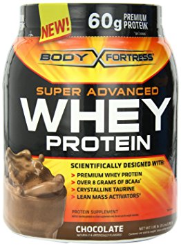 Body Fortress Super Advanced Whey Protein 2lb (Chocolate, 1 Pack)