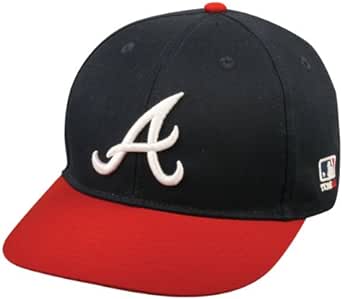 2013 Youth FLAT BRIM Atlanta Braves Home Blue/Red Hat Cap MLB Adjustable