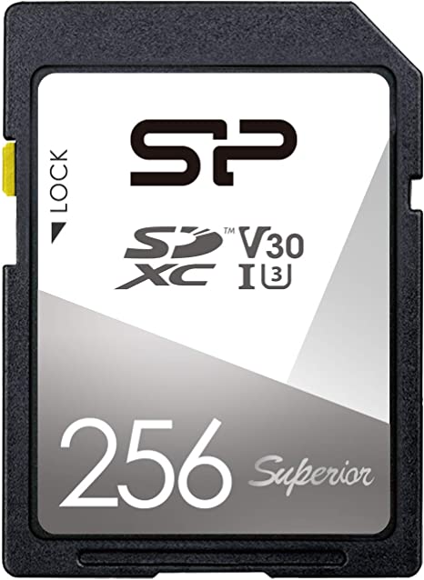 Silicon Power 256GB SDXC UHS-I U3. V30. Superior Memory Card