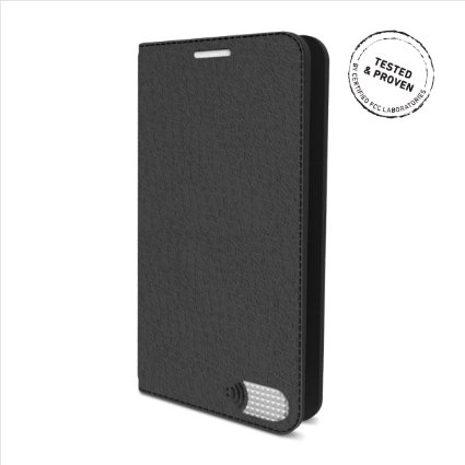Vest Anti-Radiation Wallet Card Holder Case PU Leather For iPhone 6/6s - Black