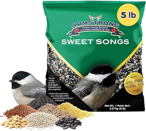 Armstrong Sweet Songs, Premium Wild Bird Food, Songbird and Musical Bird Seed Mix, 2.27KG (5LB) Bag