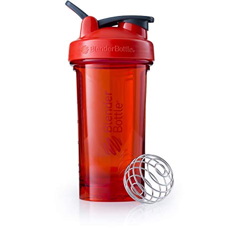BlenderBottle Pro Series Shaker Bottle, 24-Ounce, Red