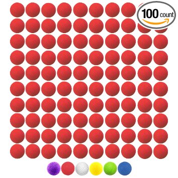 100 High Performance Nerf Rival Compatible Bullet Balls (100 pack), Refill Ammo for Nerf Rival Apollo, Zeus, Khaos, Atlas and More