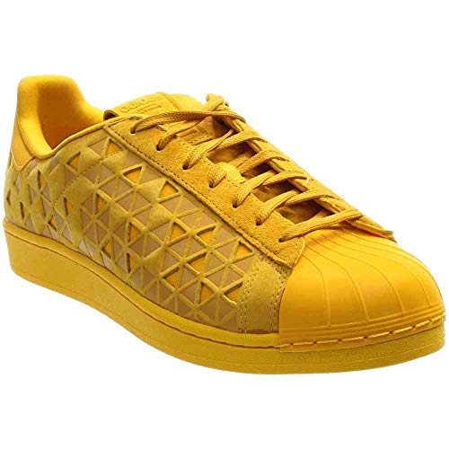 adidas Originals Men's Superstar Fashion Sneaker, Bold Gold/Bold Gold/Bold Gold, 10.5 M US