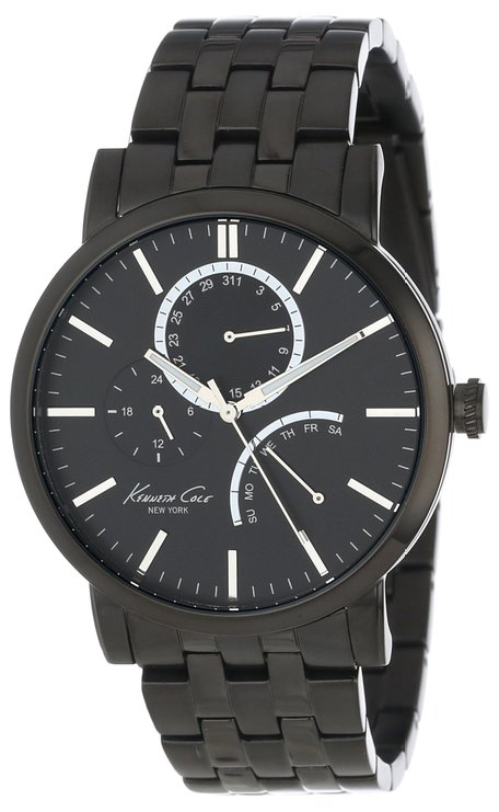 Kenneth Cole New York Men's KC9238 Dress Sport Grey Dial Chronograph Link Bracelet Watch