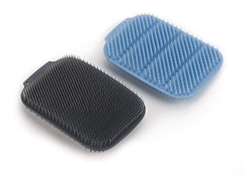 Joseph Joseph CleanTech Reusable Sponge Scrubbers Hygienic Quick-Dry, 2-Pack, Blue