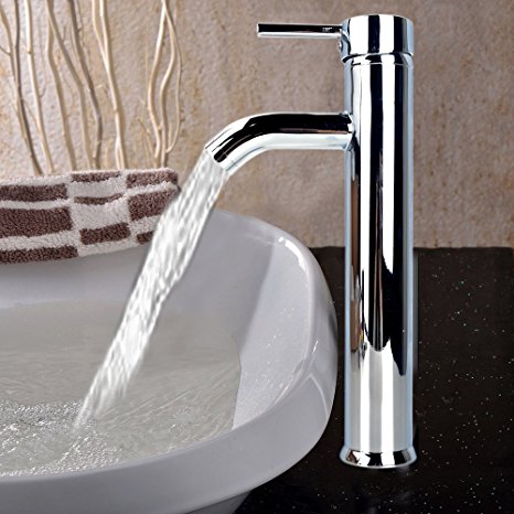 CO-Z 12" Sink Faucet One Handle & Mixer Tap (Polished Chrome)