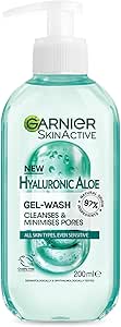 Garnier Skin Active Hyaluronic Aloe Gel Cleanser 200ml