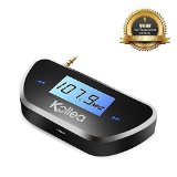 Newest Version Mini FM Transmitter Kollea 35mm In-car FM Transmitter Audio Radio Adapter for All Smartphones Audio Players