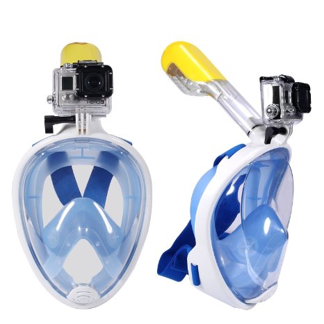 Royal Journey Full Face Free Breathing Design Snorkel Mask for Adults and Youth.