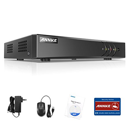 ANNKE Security Standalone DVR 8CH 5-in-1 1080P Lite CCTV DVR H.264  HDMI Output£¬ Quick QR Code Scan and Easy Remote View for Home Security Surveillance Camera System (NO Hard Drive)