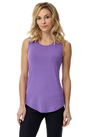 Rekucci Women's Soft Jersey Knit Sleeveless Tank Top (S-XXL)