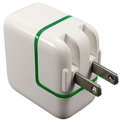 iPad iPhone Wall Charger - TOOGOO(R)10W USB Wall Charger Power Adapter US Plug With LED Light For iPad iPhone New